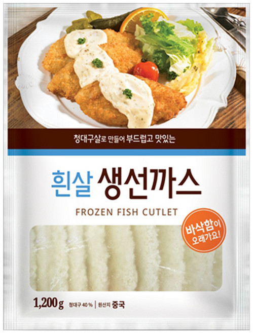 삼양 흰살생선까스, 1개, 1.2kg