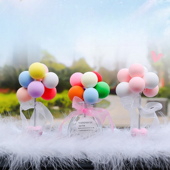 차내부꾸미기 흔들인형 풍선모형 대쉬보드인형, 컬러, 1개