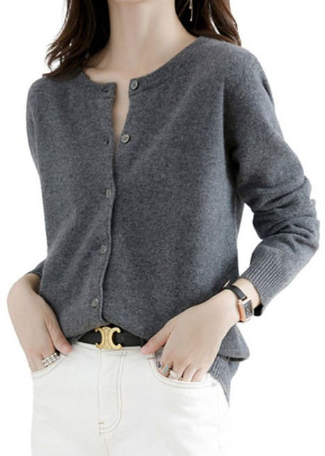 로비루 데일리 여성 가디건 니트 코트 길팔 시무실 카디건 gfo*25177ac