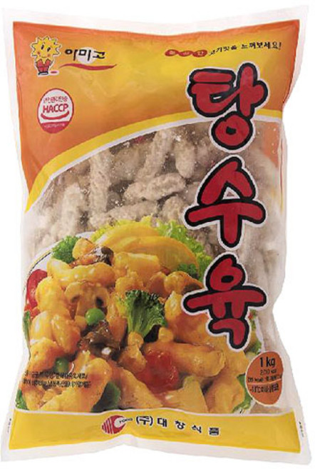 (무)(냉동)대창아미고탕수육 1kgX3개, 3개, 1kg