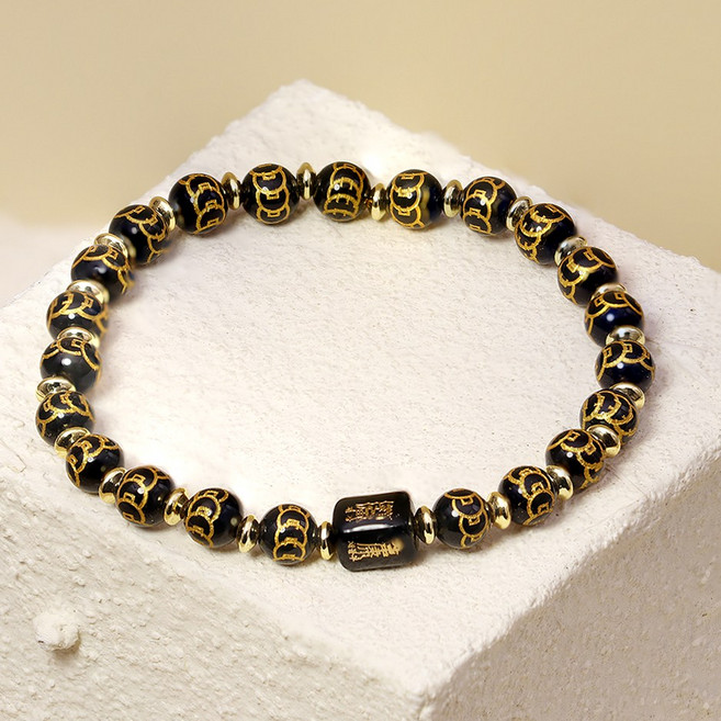 불교팔찌) 호연 돈 붙는 엽전 오닉스 삼부적 합장주 띠별선택 불교용품 염주팔찌 호안석팔찌 옥팔찌 원석팔찌 비휴팔찌 행운팔찌