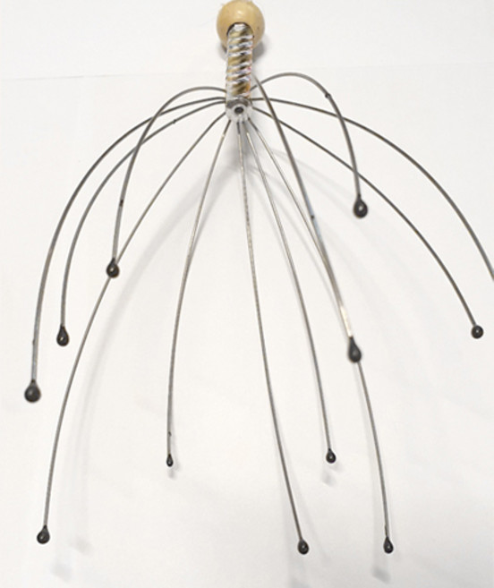 시원한 앉아서간편하게 두피보호용 두피마사지 철사마사지기, 1개