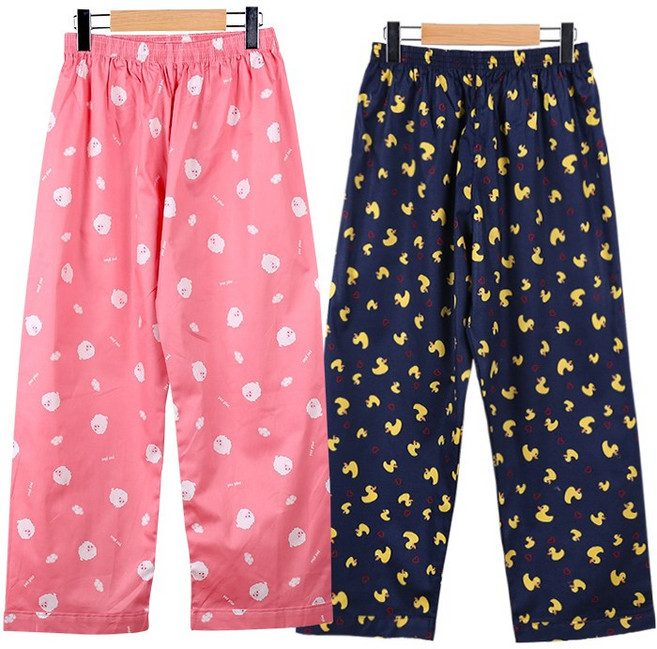 예스플러스 국산 특면 9부파자마 2P 세트_캐릭터 4종