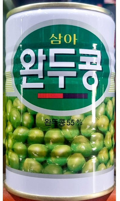 완두콩캔 (삼아씨에프 원터치 400g) X24, 24개, 400g