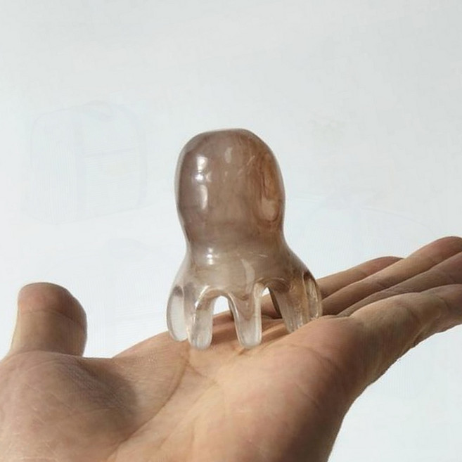 두피 괄사 문어형 마사지기 경락 지압 헤드 릴렉스, 1개, 상세페이지 참조