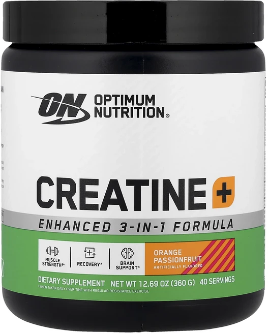 새해 건강을 선물하세요 Optimum Nutrition 크레아틴+ 오렌지 패션프루트 360g(12.69oz) 특별관리진행, OptimumNutrition크레아틴오렌지패션프루트36, 360g, 1개 - 쿠팡