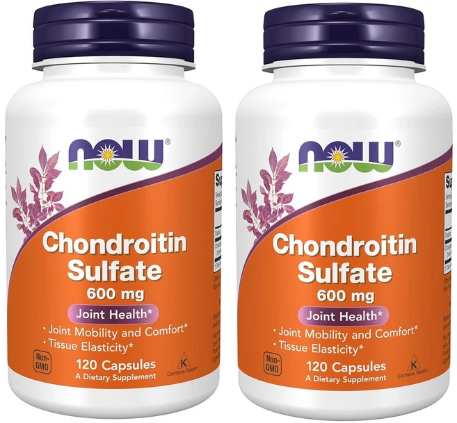 나우푸드 콘드로이친 600mg 120캡슐 2통 (240정), 120정, 2개 - 쿠팡