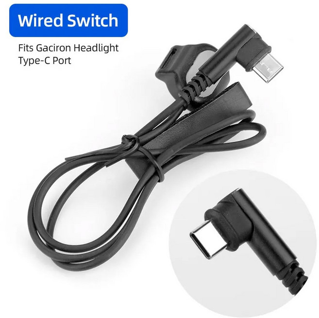 GACIRON H03 H07 자전거 라이트 홀더 전면 LED 램프 버클 마운트 릴리스 어댑터 브래킷 사이클링 부품, Wired Switch Type c, Wi d Switch Type c, 1개