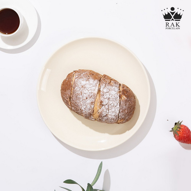 [락포슬린] RAK 퓨전 빈티지 플랫 플레이트 접시 스킨 24cm