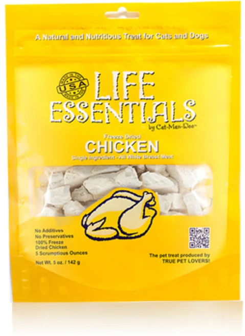 캣만두 라이프 에센셜 동결건조간식, 치킨, 142g, 4개 - 쿠팡
