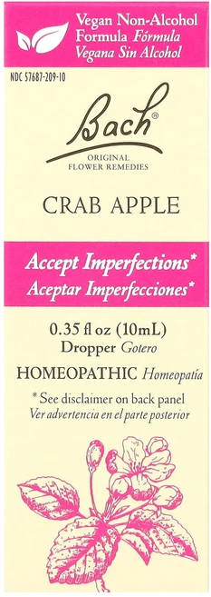 몸관리하세요 겨울입니다 Bach 오리지널 꽃 레미디즈 크랩 애플 10ml(0.35fl oz) 특별관리진행, Bach오리지널꽃레미디즈크랩애플10ml035floz, 1, 10ml - 쿠팡