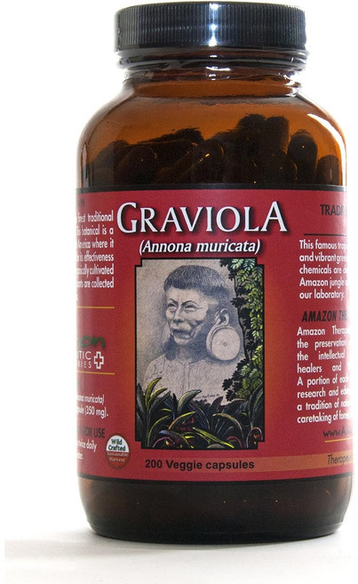 아마존테라퓨틱스 그라비올라 Graviola 350mg 캡슐, 1개, 200정