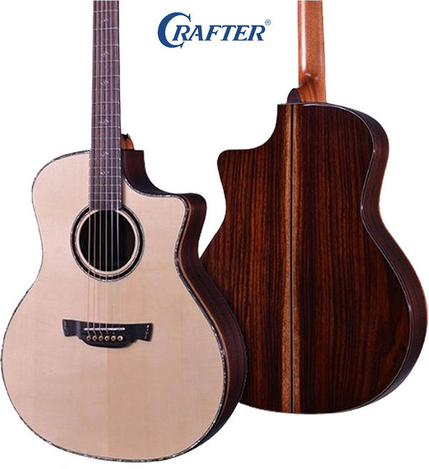 크래프터 통기타 KGLX 5000ce LTD 올솔리드 픽업장착 GA바디 풀구성품, 1개