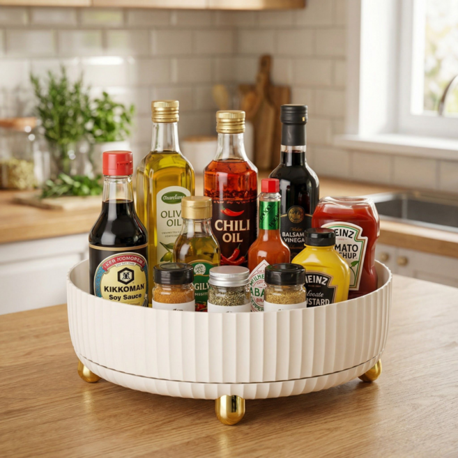 도도몰 회전트레이, 화이트, 1개