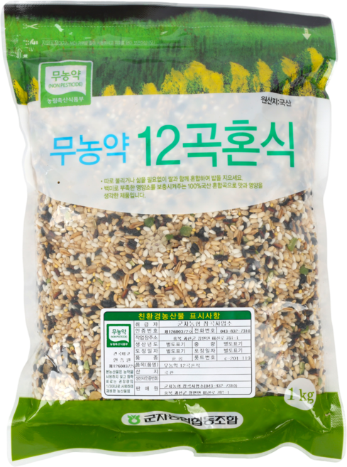 군자농협 국산 무농약 혼합12곡, 1개