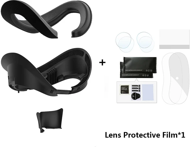 AMVR 핫 페이스 커버 브래킷 Pico 4 헤드셋 용 스폰지 패드 교체 세척 가능한 땀 방지 PU, 03 type A4