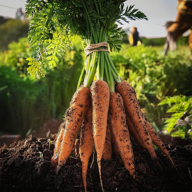 국내산 유기농 당근 충남 홍성, 1세트, 2kg