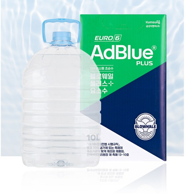 금성이엔씨 차량용요소수/유로6/독일인증/보험가입/국내생산/에드블루 (10L), 1개, 에드블루페트(10L), 10L