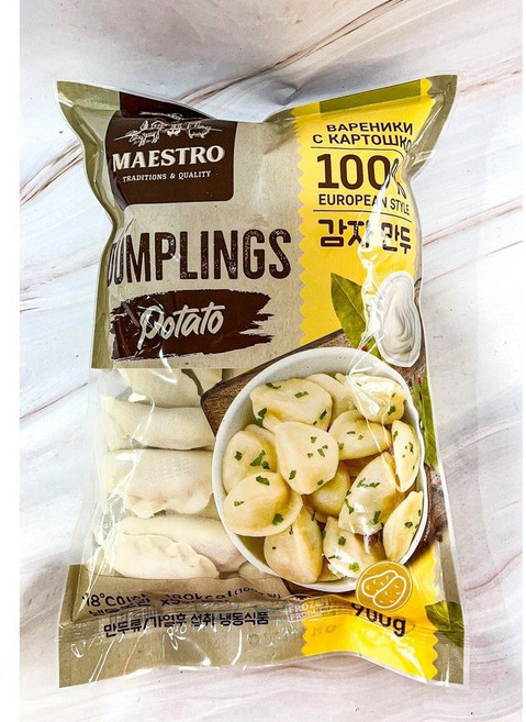러시아식 감자 만두 900g RUSSIAN STYLE POTATO MANDU 900g, 1개