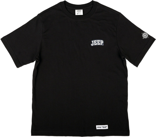 지프 JQ6TSU156 대문자와펜 루즈핏 반팔티셔츠 25S/S 국내정품