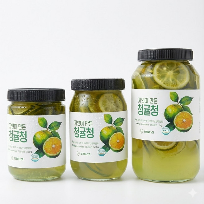 로컬바스켓 자연이 만든 수제 건강 청귤청, 1개, 1개입, 350g