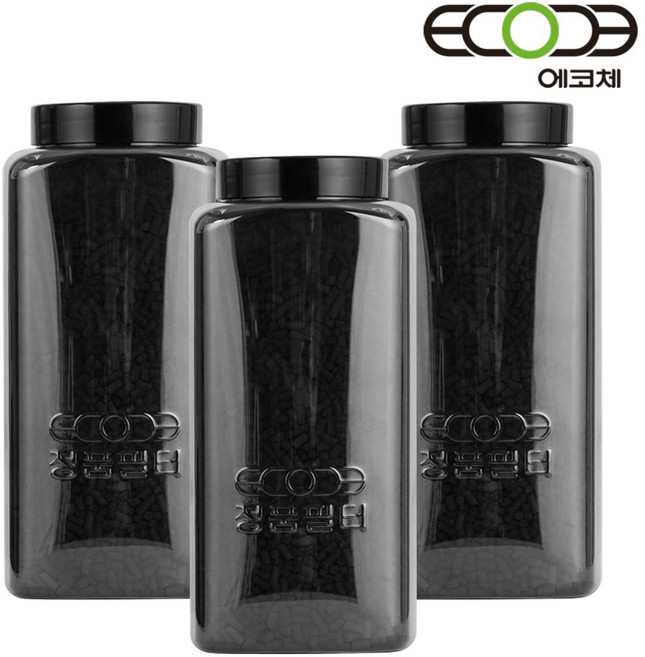 [신형] 에코체 음식물처리기 전용 필터 촉매 복합 활성탄 리필필터 3개, 에코체 활성탄 리필필터 3개, 없음, 에코체 활성탄 리필필터 3개