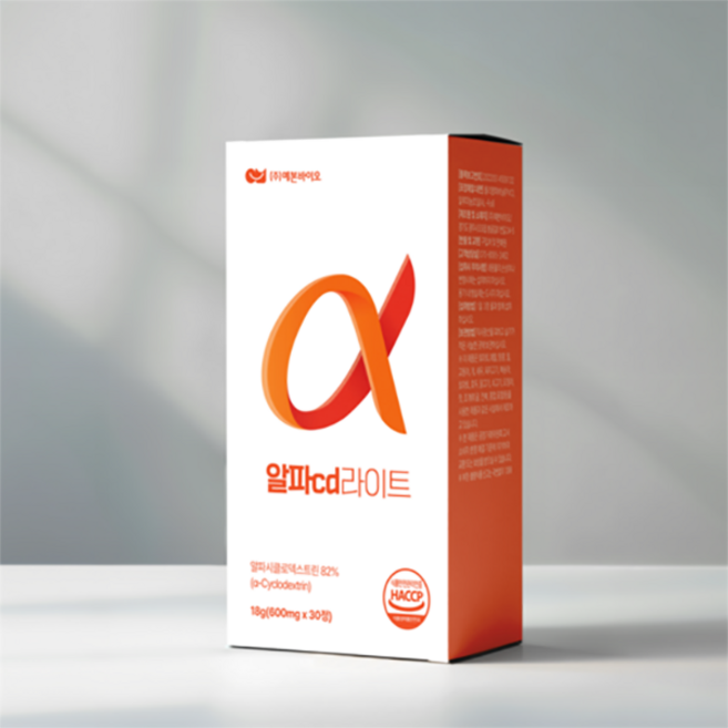 알파시클로덱스트린 356과채발효효소분말 간편한정제형 알파cd 라이트 600mg 30정 스마트세일즈, 4개
