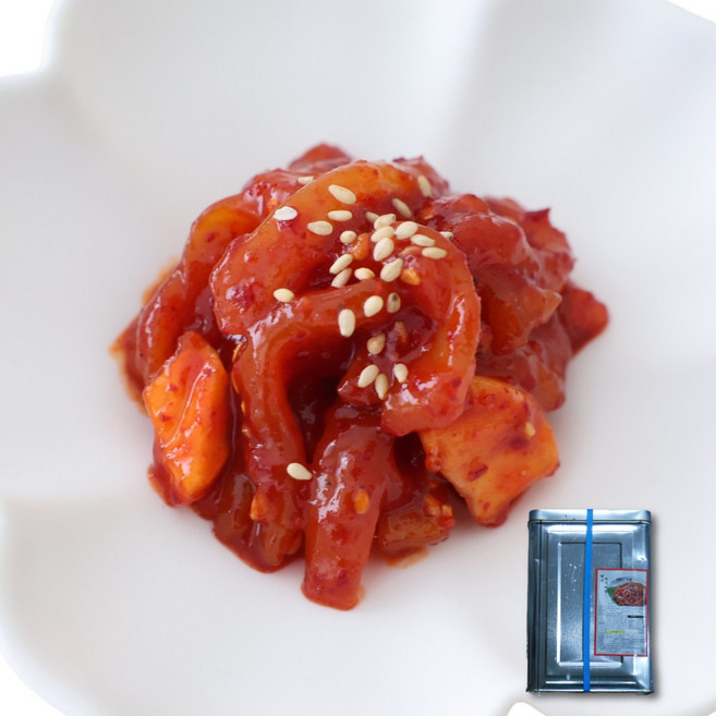 여우마을 업소용 유림 양념 오징어젓갈 특오징어젓갈, 2개, 4kg