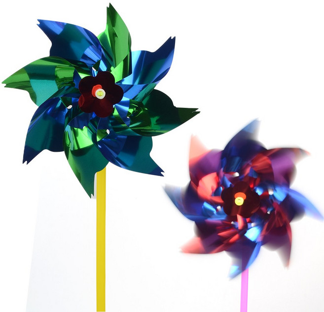 반짝이바람개비만들기(10개입) 공예 미술수업 만들기, 상세페이지 참조