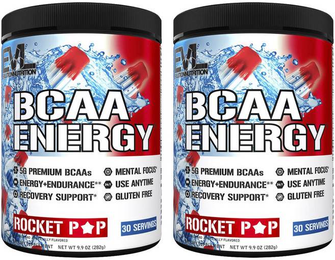 EVLUTIONNUTRITION BCAA 能量火箭流行音樂, 2個, 282g