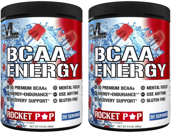 EVLUTIONNUTRITION BCAA 에너지 로켓 팝, 2개, 282g - 쿠팡