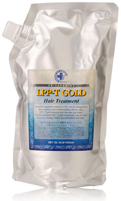 한국모과연 이엑스 세라마이드 엘피피 티 골드 헤어 트리트먼트, 1L, 1개