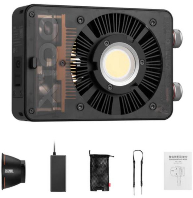 ZHIYUN 智雲 100W COB MOLUS X100 王冠攝影, 1個, 標準套裝