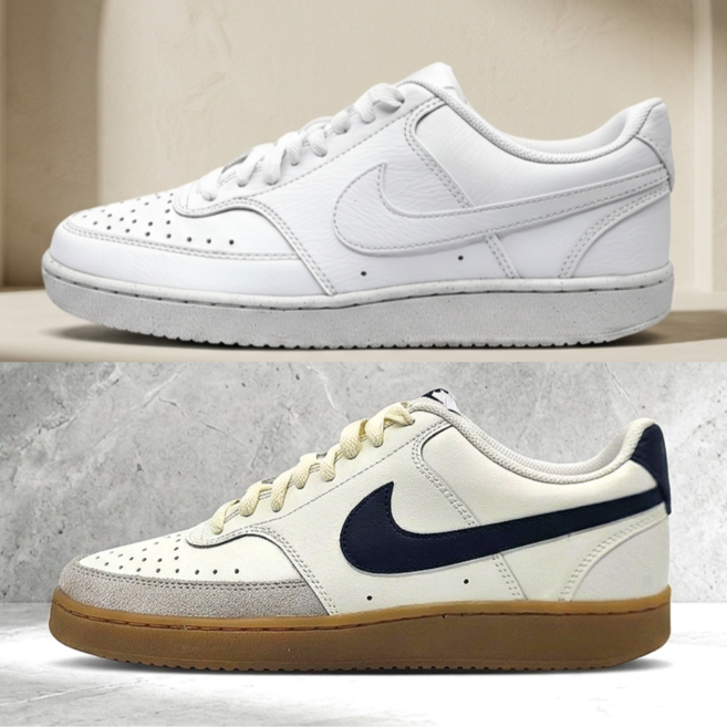 나이키 코트 비전 로우 운동화 데일리 남성 스니커즈 루미시그