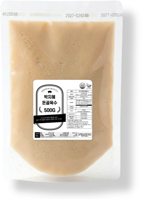 박지혜 돈골 농축액 진한사골육수 30인분 (조미O), 1개, 500g