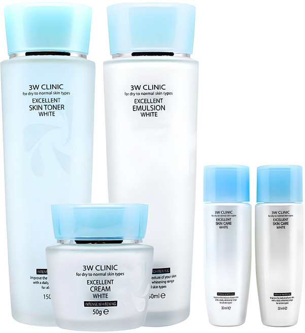 3W클리닉 엑설런트 화이트 스킨 케어 세트, 1세트