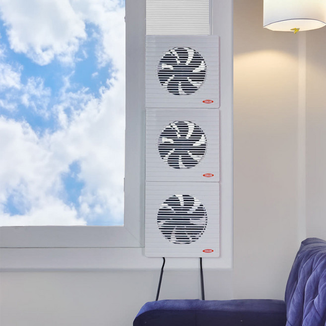 창문 환풍기 소형 미니 무돌출 슬림형 창틀 이동식 주방 욕실 결로예방 저소음 무타공, USB 환풍기 1개