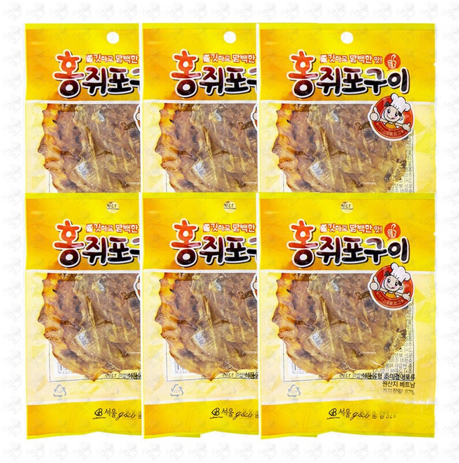 홍쥐포구이 32g 6개