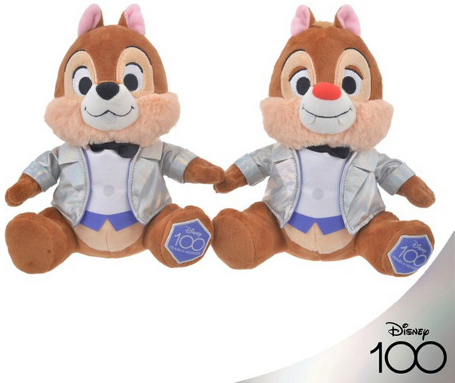디즈니 스토어 칩앤데일 인형 The Disney100 Platinum Celebration Collection