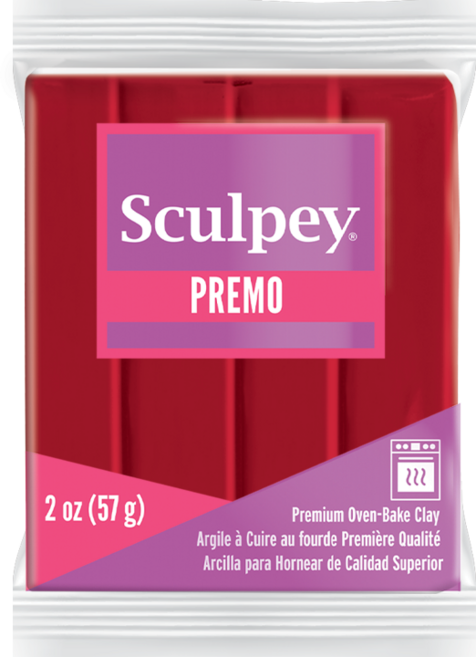 스컬피 프레모 57g (Premo 2oz) 전문가용 폴리머클레이, Cayenne