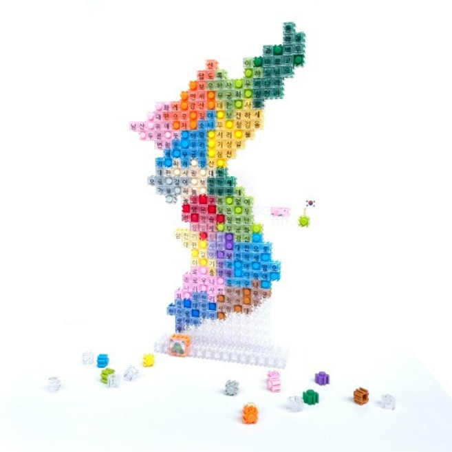 애국가 지도 블록, 1개