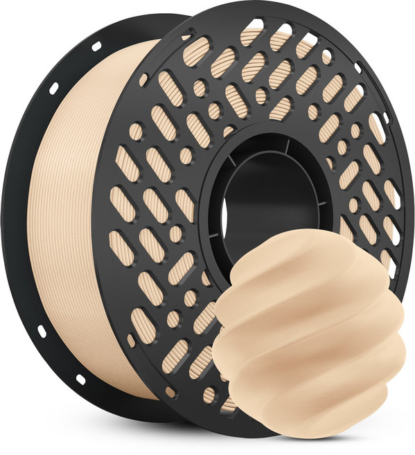 3D프린터 매트 PLA 필라멘트 1.75mm 1kg 무광 뱀부랩 P1S X1C A1 호환, 스킨 베이지, 무광 시리즈
