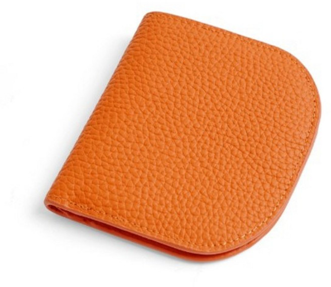 디씨즈잇 소가죽 반달 슬림반지갑 카드 지폐