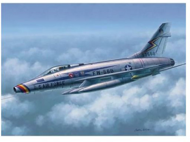 12339389 프라모델 헬리콥터 비행기 모형 항공기 헬기 전투기 미니어처 트럼펫터 1/48 미국 공군 F-100D 슈퍼세이버 플라모델