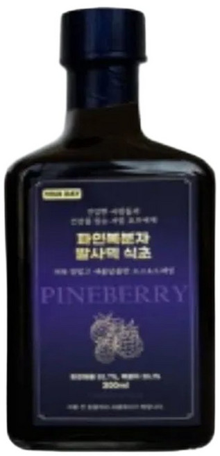 파인복분자 발사믹식초 300ML 파인식초 복분자식초 과일식초, 1개