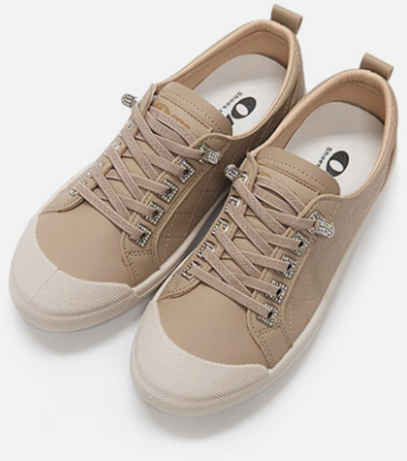 퀄팅 비즈아일렛 여성단화 스니커즈 운동화 6컬러 3cm