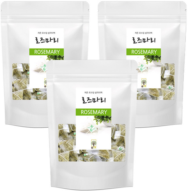 로즈마리차 삼각티백 50티백 숲으로허브, 50g, 50개입, 3개