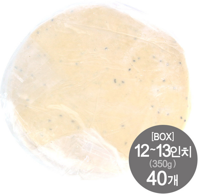 [생지]곡물피자도우12~13인치(350gx40ea/냉동)[BOX], 1개, 350g