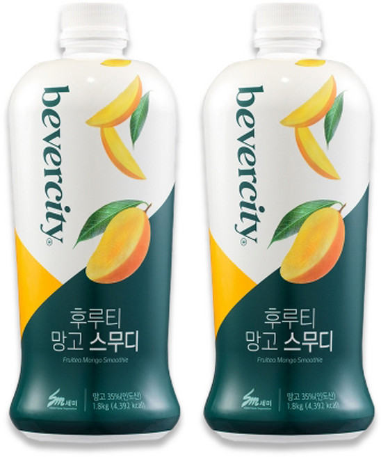 세미 망고 스무디 후루티 1.8kg, 2개