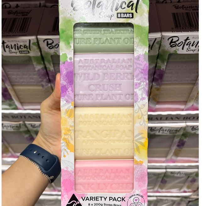 오스트레일리안 보태니컬 솝 버라이어티팩 천연 식물성 오일 비누, 8개입, 200g - 쿠팡